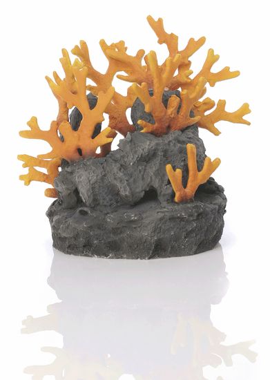 Oase Akváriová dekorácia BiOrb Lava rock with fire coral ornament