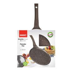 Banquet Panvica na palacinky s nepriľnavým povrchom GRANITE Dark Brown 26 cm