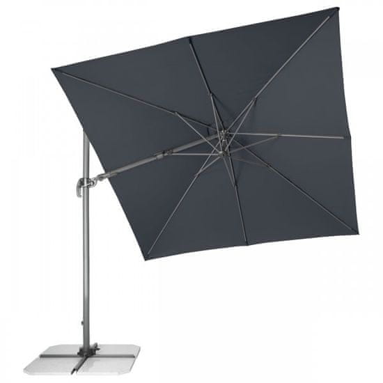 Doppler Slnečník Ravenna Axial 275 × 275cm antracit