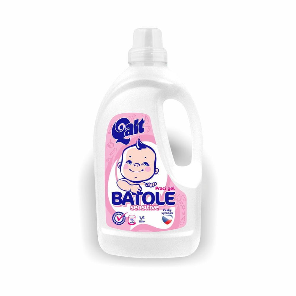 WEBHIDDENBRAND Qalt Batole prací gél Sensitive 1,5 l (15 praní)