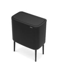 Brabantia Bo Touch Bin, 11 + 23 L - čierna