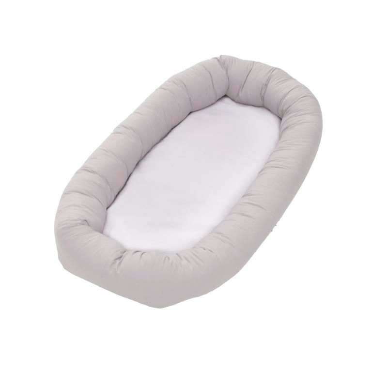 BabyDan Detské hniezdo Cuddle Nest, Light grey