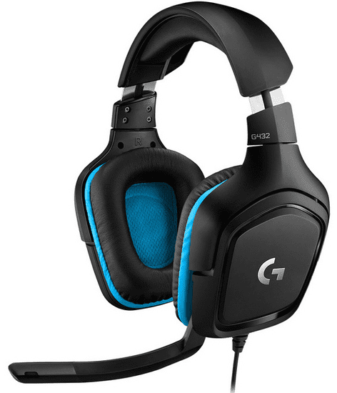 Logitech G432, čierna (981-000770)