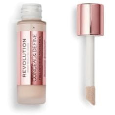 Makeup Revolution Krycí make-up s aplikátorom Conceal & Define (Makeup Conceal and Define) 23 ml (Odtieň F7)