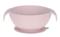 Lässig Bowl Silicone pink with suction pad