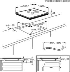 Electrolux 600 Pure Bridge EIP6446 Hob2Hood