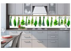 Dimex fototapety do kuchyne, samolepiace - Bylinky v kuchyni 60 x 260 cm