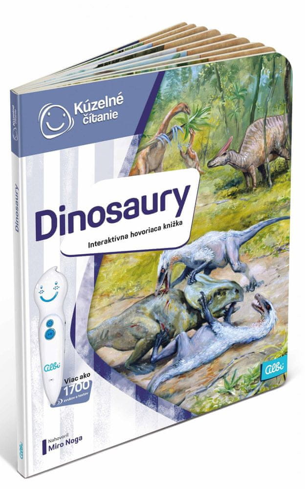 Albi KÚZELNÉ ČÍTANIE Kniha Dinosaury SK