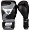 Boxerské rukavice "Ringhorns Charger", čierno/biela 14oz
