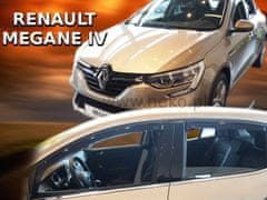 HEKO Deflektory okien Renault Megane 2016- (4 diely, hatchback)