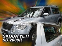 HEKO Deflektory okien Škoda Yeti 2009-2017 (4 diely)