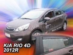 HEKO Deflektory okien Kia Rio 2011-2017 (4 diely, sedan)