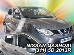 HEKO Deflektory okien Nissan Qashqai 2014-2021 (4 diely)