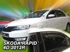 HEKO Deflektory okien Škoda Rapid 2012-2019 (4 diely, liftback)