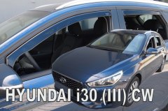 HEKO Deflektory okien Hyundai i30 2017- (4 diely, hb, combi)