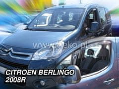 HEKO Deflektory okien Peugeot Partner 2008-2018 (2 dvere)