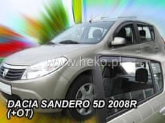 HEKO Deflektory okien Dacia Sandero 2008-2012 (4 diely)