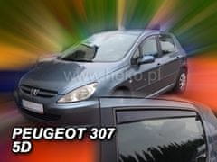 HEKO Deflektory okien Peugeot 307 2001-2008 (4 diely, hatchback)