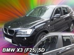 HEKO Deflektory okien BMW X3 2010-2017 (4 diely, F25)