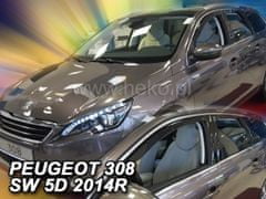 HEKO Deflektory okien Peugeot 308 2013- (4 diely, combi)