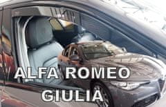 HEKO Deflektory okien Alfa Romeo Giulia 2016- (predné, sedan)