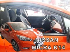 HEKO Deflektory okien Nissan Micra 2017- (5 dverí, predné)