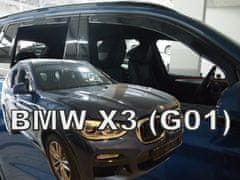 HEKO Deflektory okien BMW X3 2017- (díly, G01)