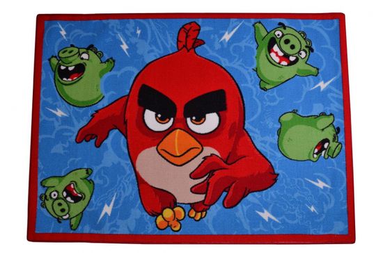 Carpet your life Detský koberec Angry Birds Ruďák a Čuně, 95x133 cm