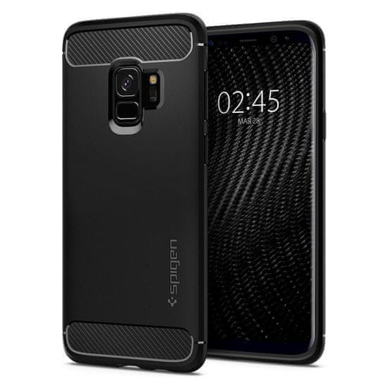 Spigen Ochranný kryt Rugged Armor pre Samsung Galaxy S9, čierny 592CS22834