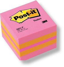 Blok samolepiace Post-it 51 x 51 mm ružový neon 