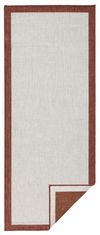 NORTHRUGS Kusový koberec Twin-Wendeteppiche 103106 creme terra – na von aj na doma 80x150