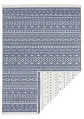 NORTHRUGS Kusový koberec Twin Supreme 103439 Kuba blue creme – na von aj na doma 80x250