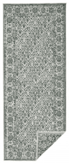 NORTHRUGS Kusový koberec Twin-Wendeteppiche 103115 grün creme – na von aj na doma 80x150