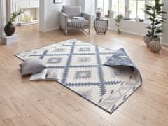 NORTHRUGS Kusový koberec Twin Supreme 103430 Malibu blue creme – na von aj na doma 80x150