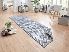 NORTHRUGS Kusový koberec Twin Supreme 103435 Palma blue creme – na von aj na doma 80x350