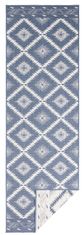 NORTHRUGS Kusový koberec Twin Supreme 103430 Malibu blue creme – na von aj na doma 80x250