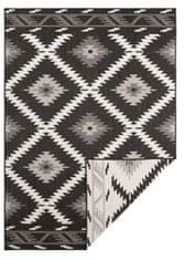 NORTHRUGS Kusový koberec Twin Supreme 103429 Malibu black creme – na von aj na doma 80x150