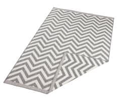 NORTHRUGS Kusový koberec Twin Supreme 103432 Palma grey creme – na von aj na doma 80x150