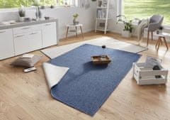 NORTHRUGS Kusový koberec Twin-Wendeteppiche 103100 blau creme – na von aj na doma 80x150