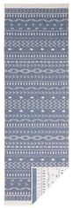 NORTHRUGS Kusový koberec Twin Supreme 103439 Kuba blue creme – na von aj na doma 80x250