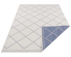 NORTHRUGS Kusový koberec Twin Supreme 103759 Blue / Cream – na von aj na doma 80x350