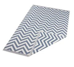 NORTHRUGS Kusový koberec Twin Supreme 103435 Palma blue creme – na von aj na doma 120x170