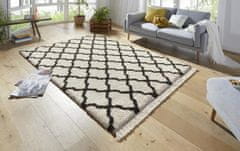 Mint Rugs AKCIA: 80x200 cm Kusový koberec Desiré 103328 Creme Schwarz 80x200