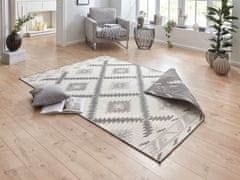 NORTHRUGS Kusový koberec Twin Supreme 103428 Malibu grey creme – na von aj na doma 80x150