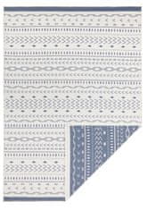 NORTHRUGS Kusový koberec Twin Supreme 103439 Kuba blue creme – na von aj na doma 80x250