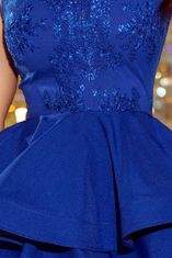 Numoco Dámske šaty 200-7, kráľovská modrá, M