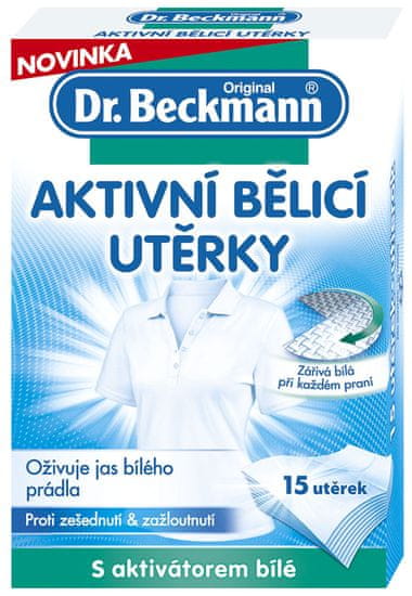 Dr. Beckmann Aktívne bieliace obrúsky 15 ks