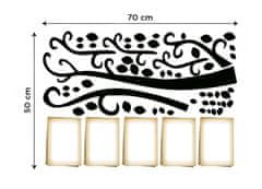 Dimex - Dekoračné nálepky na stenu Rodokmeň - 50 x 70 cm 
