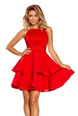 Numoco Dámske spoločenské šaty Laura červená XL