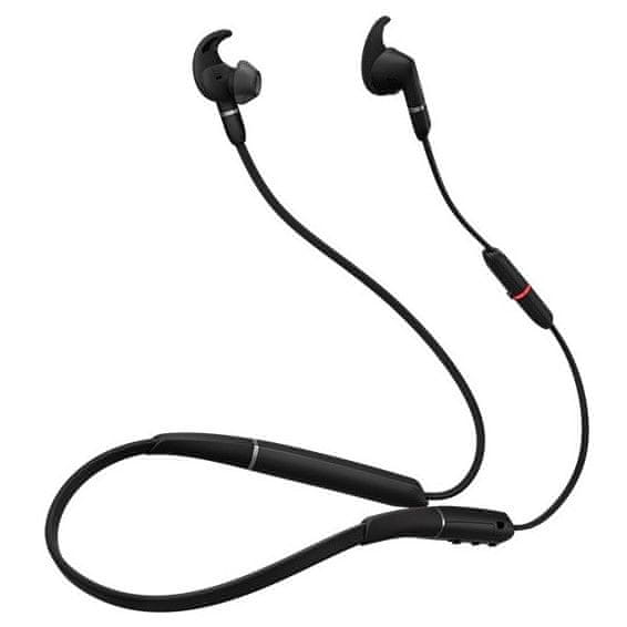 Hands-free Jabra Evolve 65e Bluetooth USB ovládanie hlasitosti mikrofón